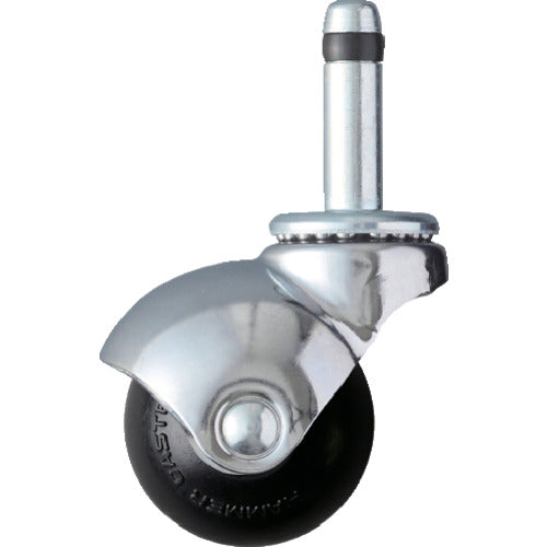 ハンマー 差込み式 旋回式ゴム車輪 50mm 405K-R50 1 個