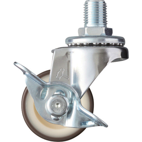 Hammer Screw-in swivel type urethane wheel (nylon wheel) 40mm M12 with stopper 415A-3UR40 1 piece