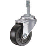 망치 반나사 포함 선회식 고무 바퀴 40mm W3/8 420A-50R40 1개