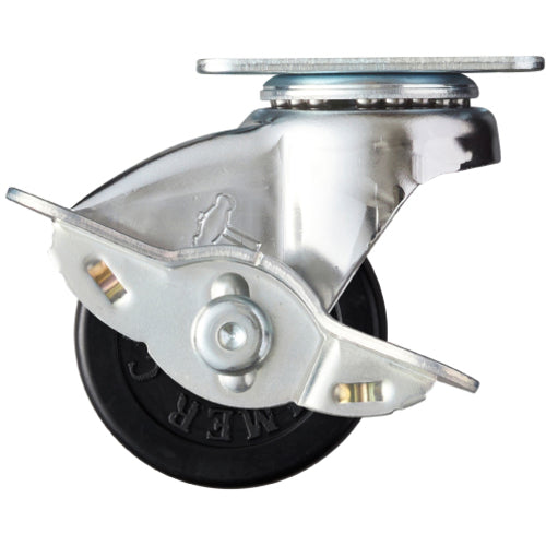 Hammer Plate type caster Plate type caster Swivel (with stopper) Wheel diameter 50mm Rubber wheel 450P 45015P-R50 1 piece