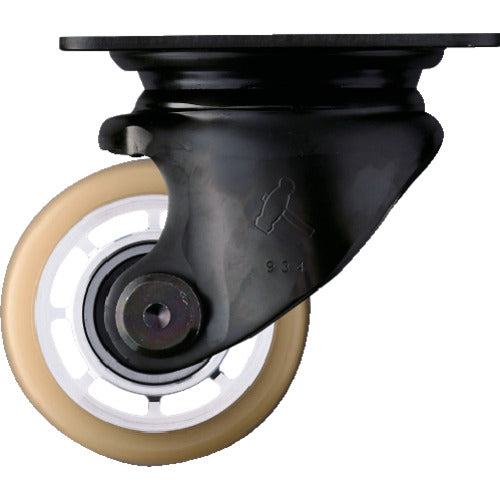 해머 저상 중하중용 선회식 우레탄 캐스터(알루미늄 휠·볼 베어링) 65 mm 5401S-BAU65 1개