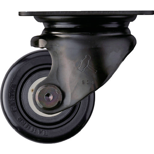 ハンマー 低床重荷重用旋回式ナイロン車輪(ボールベアリング)65mm 5401S-NRB65 1 個