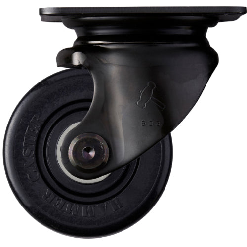 ハンマー 低床式プレートキャスター 低床式重荷重用キャスター 自在 車輪径75mm ナイロン車輪 5401S-NRB75 1 個