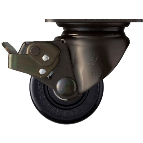 ハンマー 低床式重荷重用キャスター 低床式重荷重用キャスター 自在(ストッパー付) 車輪径75mm ナイロン車輪 5451S-NRB75 1 個