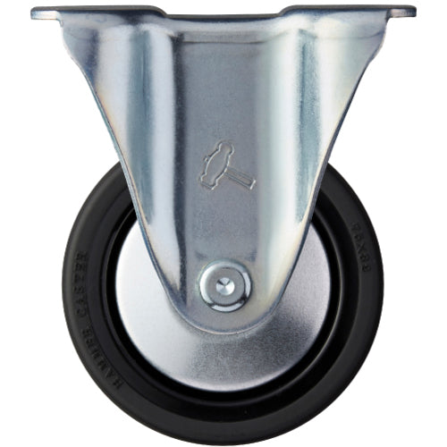 Hammer Plate-type caster Plate-type caster Fixed Wheel diameter 75mm Urethane wheel (nylon wheel, radial ball bearing) 400SR-FHU75 1 piece