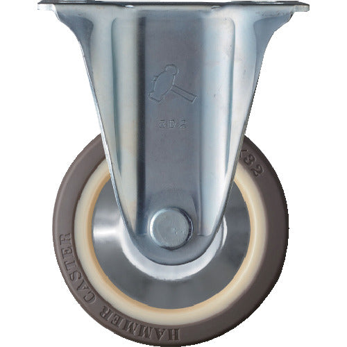 Hammer Fixed urethane wheel (nylon wheel, radial ball bearing) 100 mm 400SR-UB100 1 piece