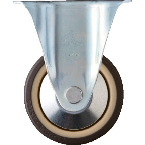 해머 고정식 우레탄 바퀴(나일론 휠·래디얼 볼 베어링) 125 mm 400SR-UB125 1개