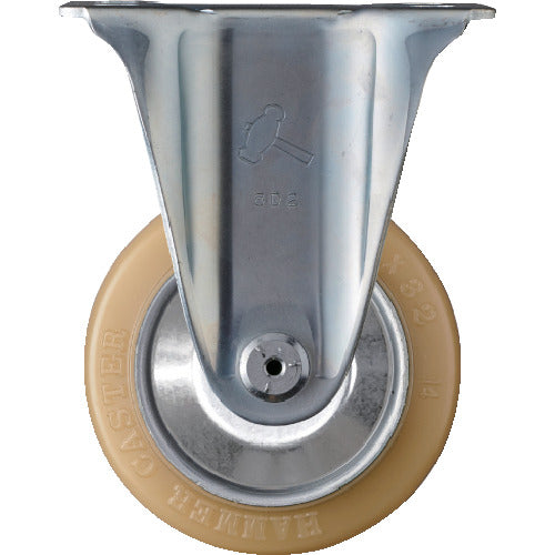 해머 고정식 우레탄 바퀴(롤러 베어링) 100mm 400SR-URB100 1개