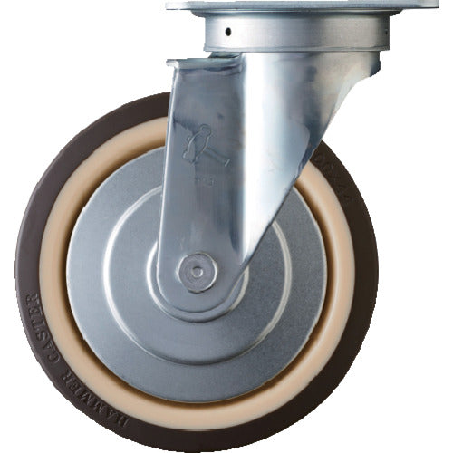 Hammer Swivel Urethane Wheel (Nylon Wheel, Radial Ball Bearing) 200mm 400S-UB200 1 pc