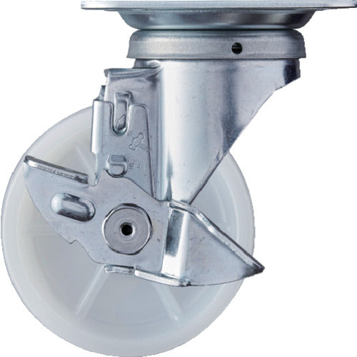 Hammer Swivel Nylon Wheel 100mm with Stopper 419S-N100 1 pc