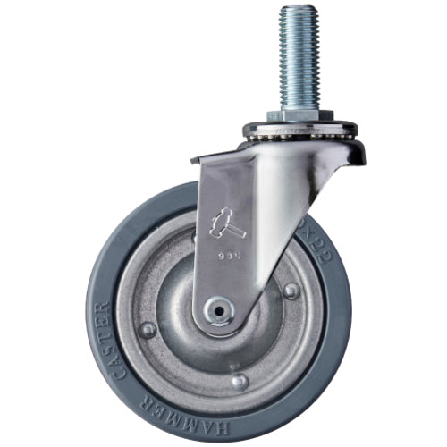 Hammer Screw-in Caster Screw-in Caster Swivel Wheel diameter 100mm Rubber wheel (steel wheel) 420EA-PR100 1 piece