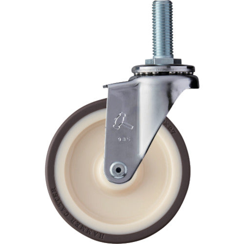 Hammer Screw-in swivel type urethane wheel (nylon wheel, roller bearing) 100 mm M16 420EA-UB100 1 piece