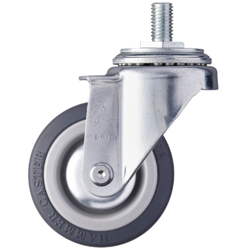 ハンマー ねじ込み式キャスター ねじ込み式キャスター 自在 車輪径75mm ウレタン車輪(ナイロンホイール・ベアリング) 4200MA-KUB75 1 個