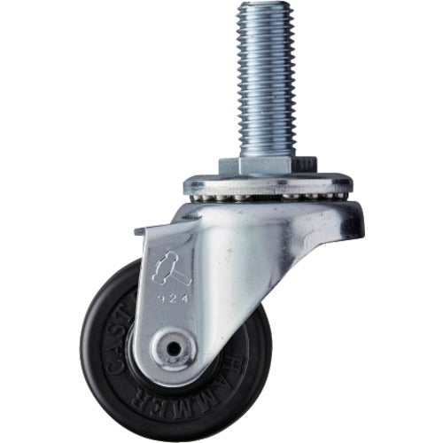 망치 나사 포함 선회식 고무 바퀴 50mm 420SA-RD50 1개