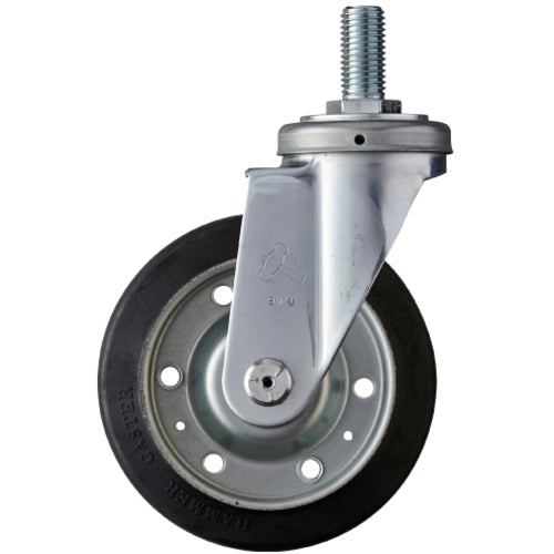 ハンマー ねじ込み式キャスター ねじ込み式キャスター420SAシリーズ(ゴム車・太ねじタイプ) 自在 車輪径150mm 420SA-R150 1 個