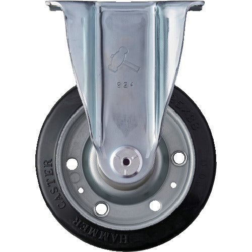 망치 고정식 고무 바퀴 125mm 420SRP-R125 1개