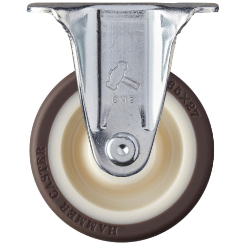 ハンマー 固定式ウレタン車輪(ローラーベアリング)65mm 420SRP-UB65 1 個