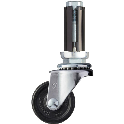 Hammer Pipe Insert Swivel Rubber Wheel 40mm for φ19-21 4202EU-R40 1 pc