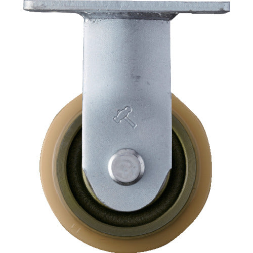 ハンマー 重荷重用固定式ウレタン車輪(イモノホイール・ラジアルボールベアリング)100mm 500BPR-CU100 1 個