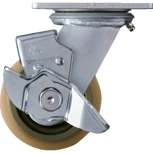 Hammer Heavy duty swivel urethane wheel (casting wheel, radial ball bearing) 100mm SP included 519BPS-CU100 1 piece