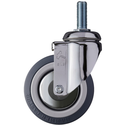 ハンマー ねじ込み式キャスター ねじ込み式キャスター 自在 車輪径100mm ウレタン車輪(ナイロンホイール・ボールベアリング) 920MA-KUB100 1 個