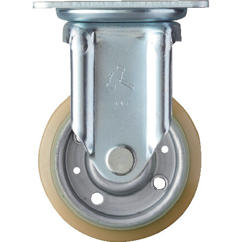 Hammer Fixed urethane wheel (steel wheel, radial ball bearing) 100 mm 420JRP-UBB100 1 piece