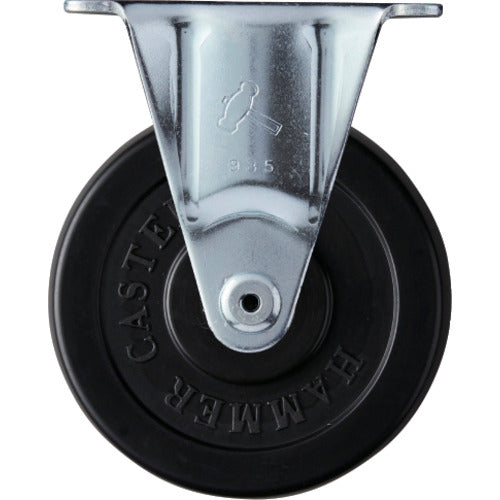 망치 고정식 고무 바퀴(롤러 베어링) 75mm 420SR-RDB75 1개