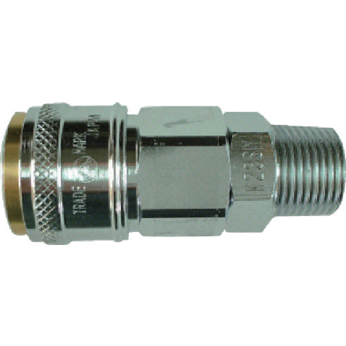 핫코 원터치 커플링 소켓 R3/8 수나사 K23-SM 1개