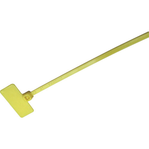 PANDUIT Flag-shaped nylon cable ties, yellow (1000 pieces) PLF1M-M4Y 1 bag