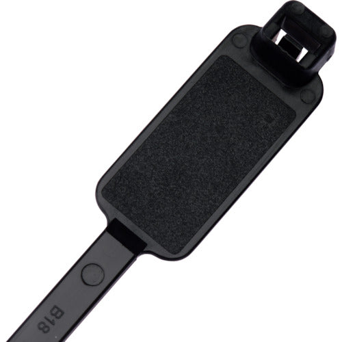 PANDUIT Flag-type nylon cable ties, weather-resistant black (500 pieces) PLM2S-D0 1 bag