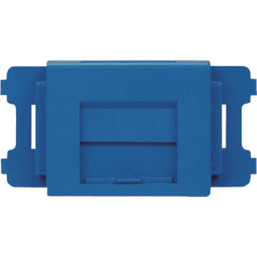 PANDUIT JIS 플레이트용 셔터 부착 어댑터 청색(10개입) CMAOSSBU-X 1봉