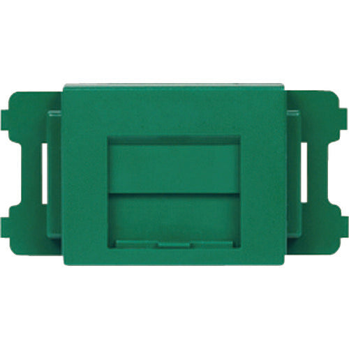 PANDUIT JIS 플레이트용 셔터 부착 어댑터 녹색 (10개입) CMAOSSGR-X 1봉