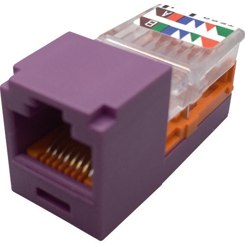 PANDUIT 카테고리 5E 모듈러 잭 보라색 CJ588VLY 1 개