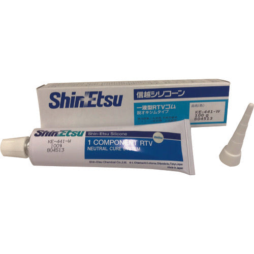 信越 一般工業用シリコーンシーリング剤 100g ホワイト KE441-100-W 1 本
