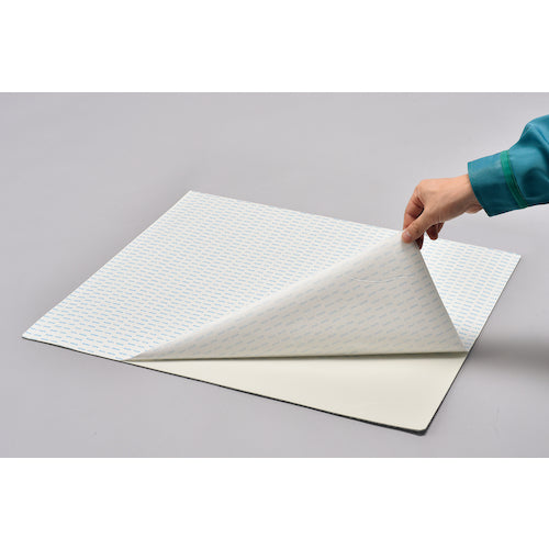 緑十字 路面用標識 一方通行↑ 路面−30 900×600mm 軟質エンビ 裏面糊付 101030 1 枚