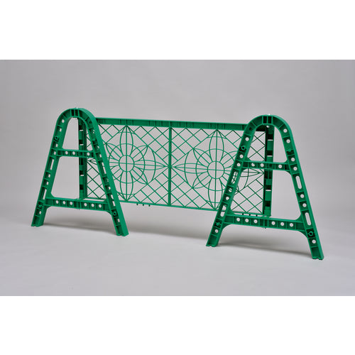 녹색십자 바리케이드 울타리 BF-A 높이 750×폭 1340mm 깊이 645mm 다리부 접이식 132100 1대