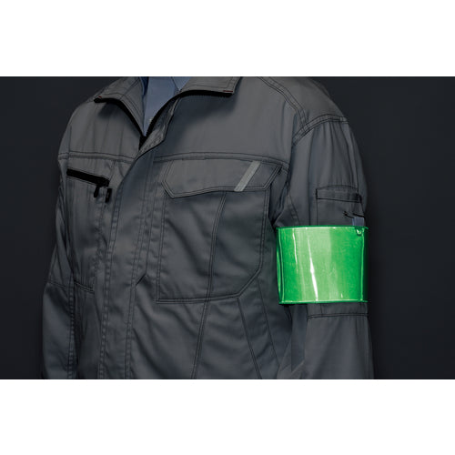 녹십자 비닐제 완장 녹색 무지/고휘도 반사 타입 완장-300(녹색) 90×400mm 연질 엠비 140302