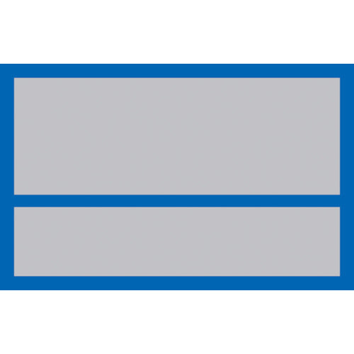 녹십자 헬멧용 스티커 무지 타입 32×50mm 10매 세트 PET 233101 1조