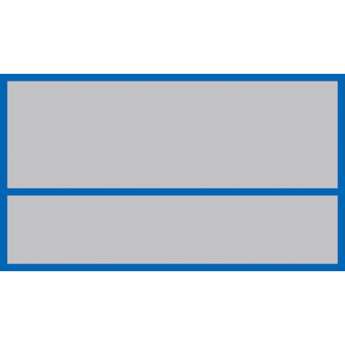 녹색십자 헬멧용 스티커 무지 타입 HL-102 45×70mm 10매 세트 PET 233102 1조