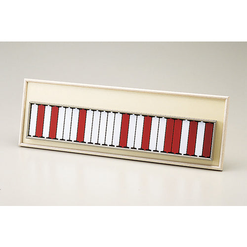 Midori Juji Rotating Name Badge Holder (for 25 people) Red⇔White Rotating Name 2531-A 215 x 645mm 2 blue tags included 303011 1 unit