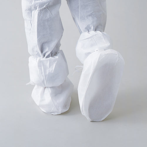 緑十字 防護服(ブーツカバー) フリーサイズ 1足組 高機能不織布 CLP−056 321010 1 足