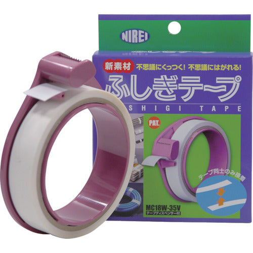 仁礼 ふしぎテープ白ディスペンサー付18MMX35M MC18W-35V 1 個