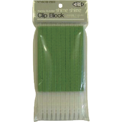 Nirei Shimeshime 45 Spare Clips for Binding Machine, Green (200 pcs) NT45CB-200G 1 bag