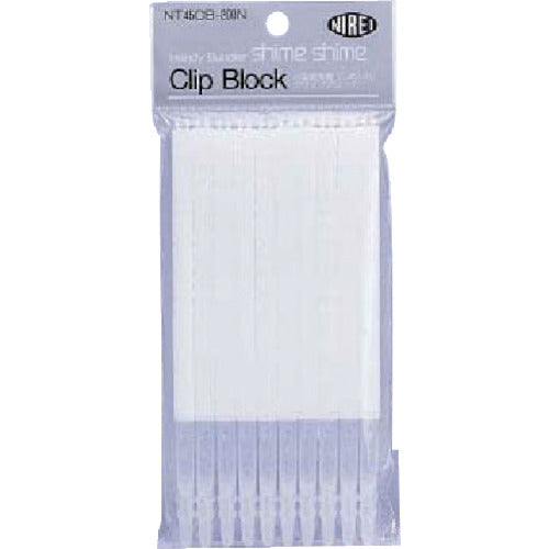 Nirei Shimeshime 45 Binding Machine Spare Clips White (200 pcs) NT45CB-200N 1 bag