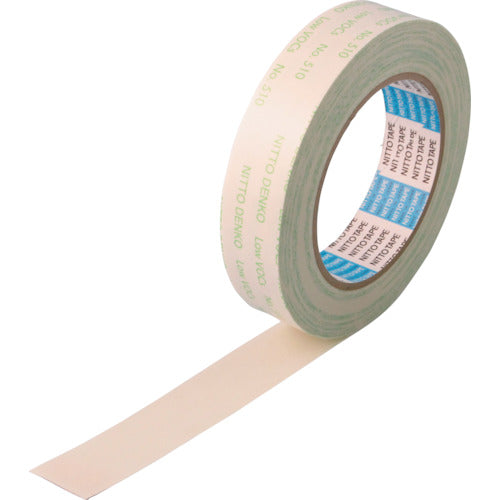 Nitto Low VOC Double-Sided Tape (Solvent-Free Type) No. 510 10mm x 20m White 510-10 1 Roll