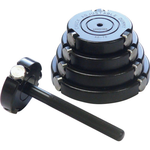 ビクター 生爪成形治具 チャックアジャスタブルダミー 大径用5個セット AD50-AD90 1 個