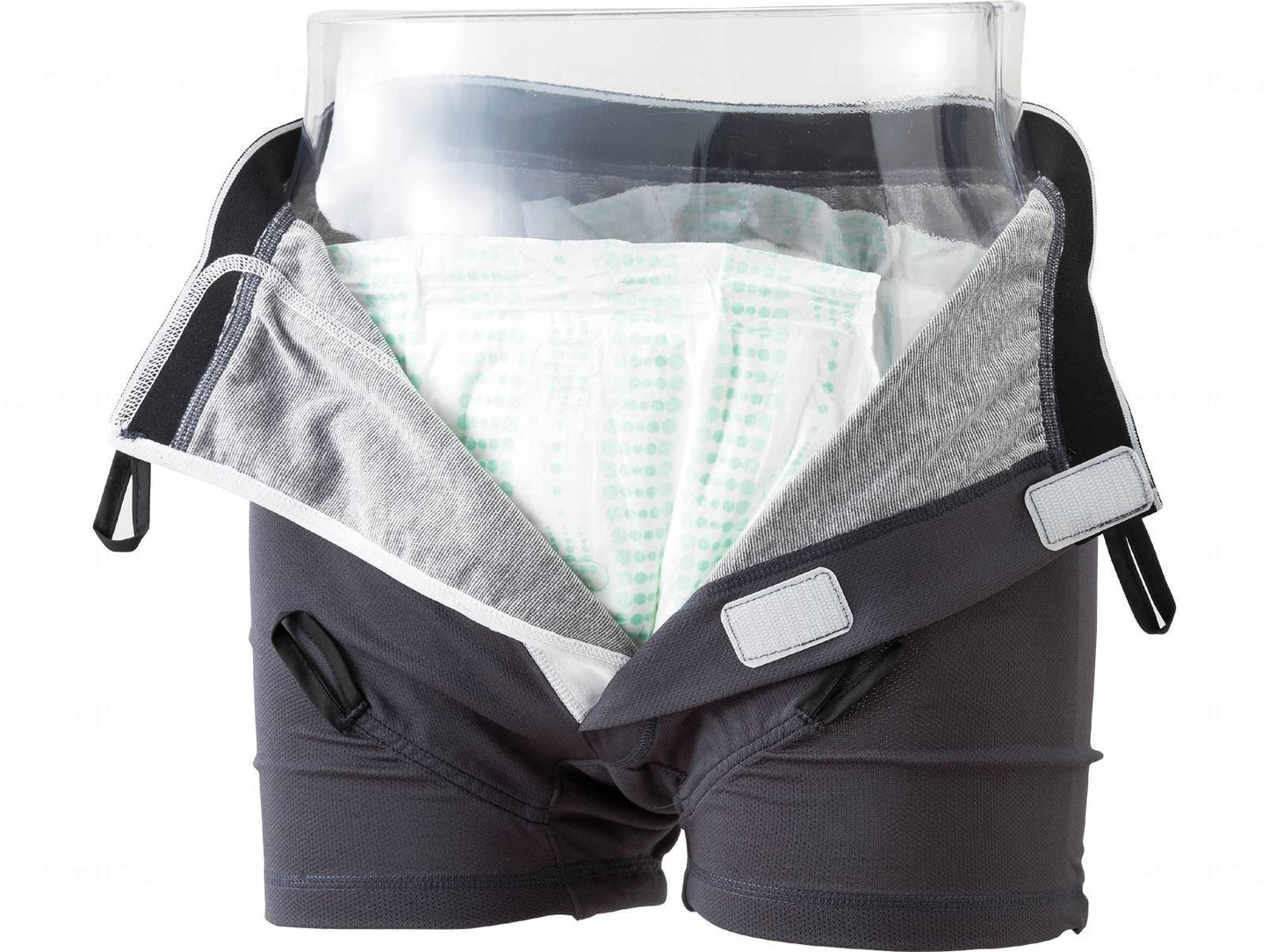 Kawamoto Sangyo Fit Guard Open Style for Men Gray M