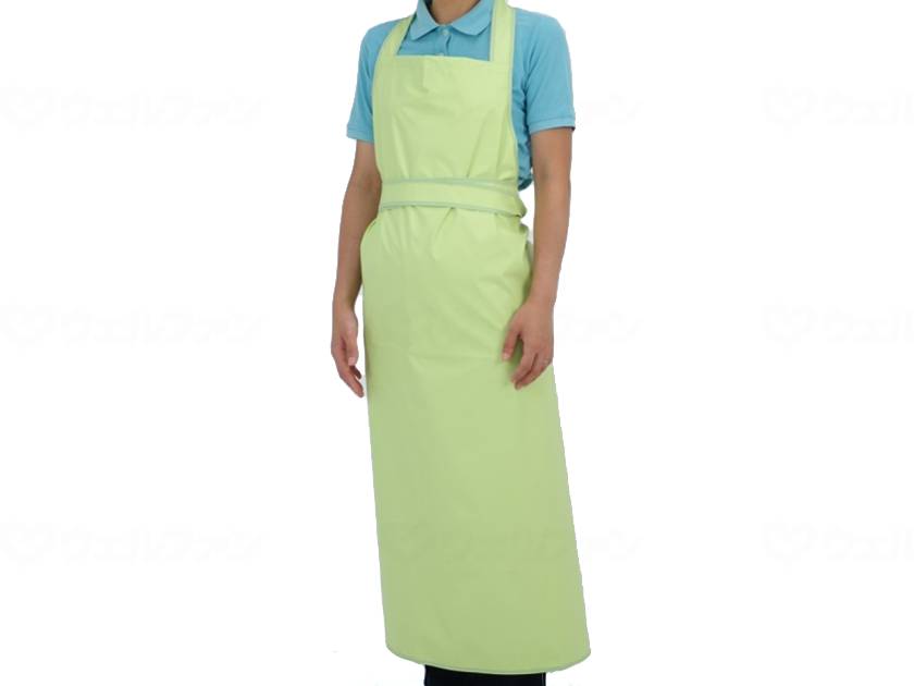 Kawamoto Sangyo Bathing Assistance Apron Green L-LL