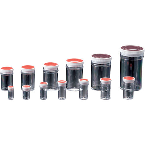 サンプラ スチロール容器A型(押蓋式) 10ml (100個入) 02187C 1 CS