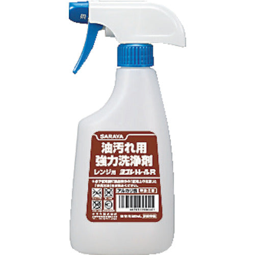 사라야 약액 전용 리필 용기 스프레이 병 기름 더러움 강력 세정제 500ml용 53075 1개